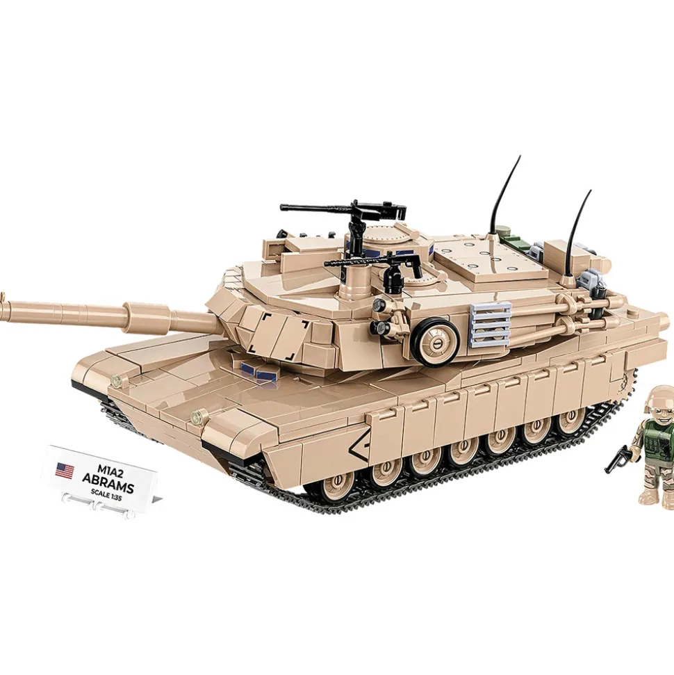 M1A2 ABRAMS US Tank Building Brick Set 1:35 Scale by Cobi Toys