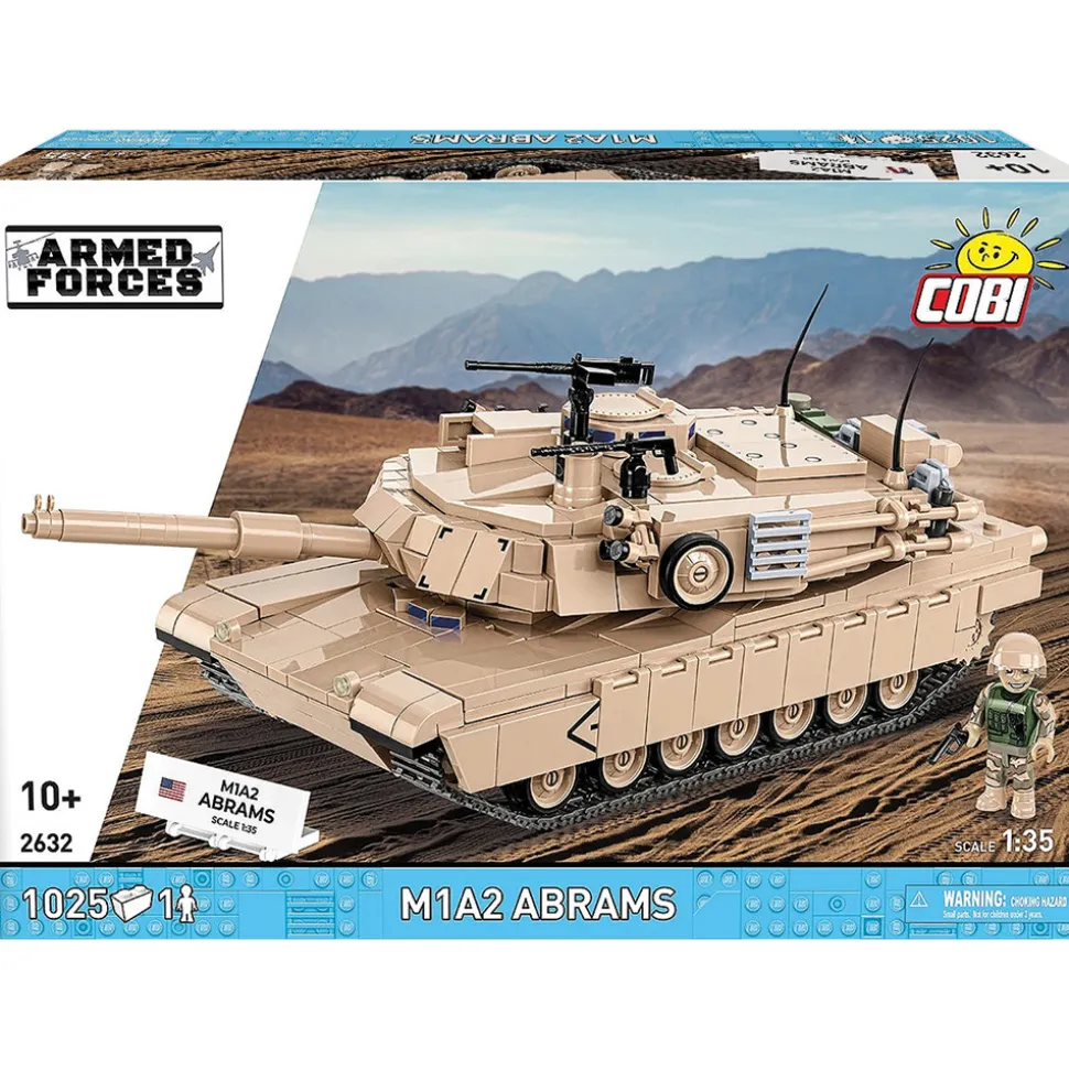 M1A2 ABRAMS US Tank Building Brick Set 1:35 Scale by Cobi Toys