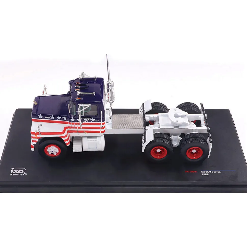 1966 Mack R Series - Red & Blue 1:43 Scale Diecast Model Truck by IXO Models