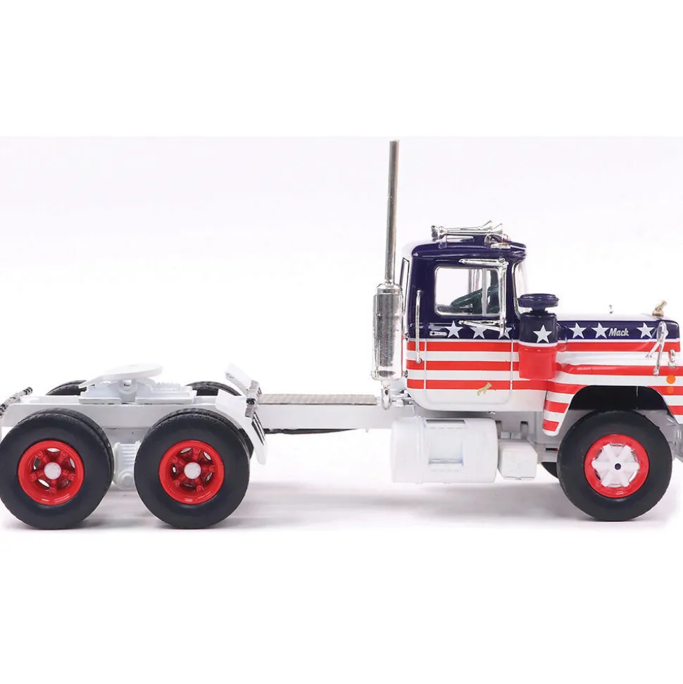 1966 Mack R Series - Red & Blue 1:43 Scale Diecast Model Truck by IXO Models