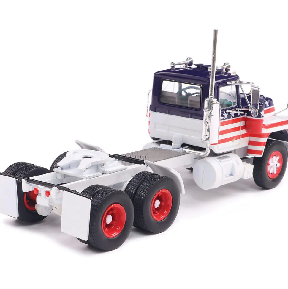 1966 Mack R Series - Red & Blue 1:43 Scale Diecast Model Truck by IXO Models