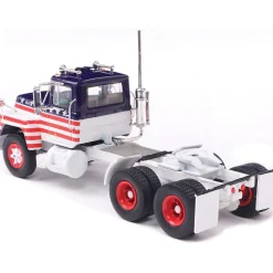 1966 Mack R Series - Red & Blue 1:43 Scale Diecast Model Truck by IXO Models