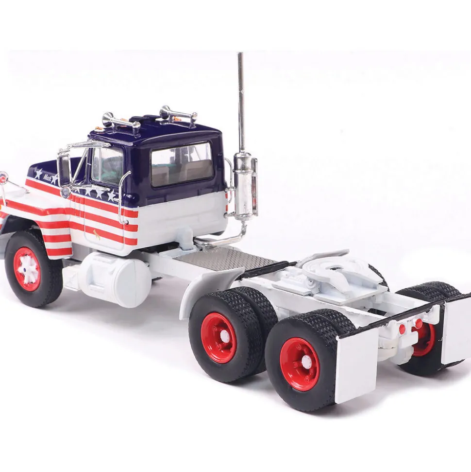 1966 Mack R Series - Red & Blue 1:43 Scale Diecast Model Truck by IXO Models