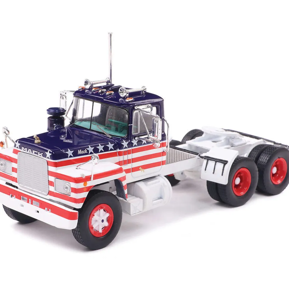 1966 Mack R Series - Red & Blue 1:43 Scale Diecast Model Truck by IXO Models