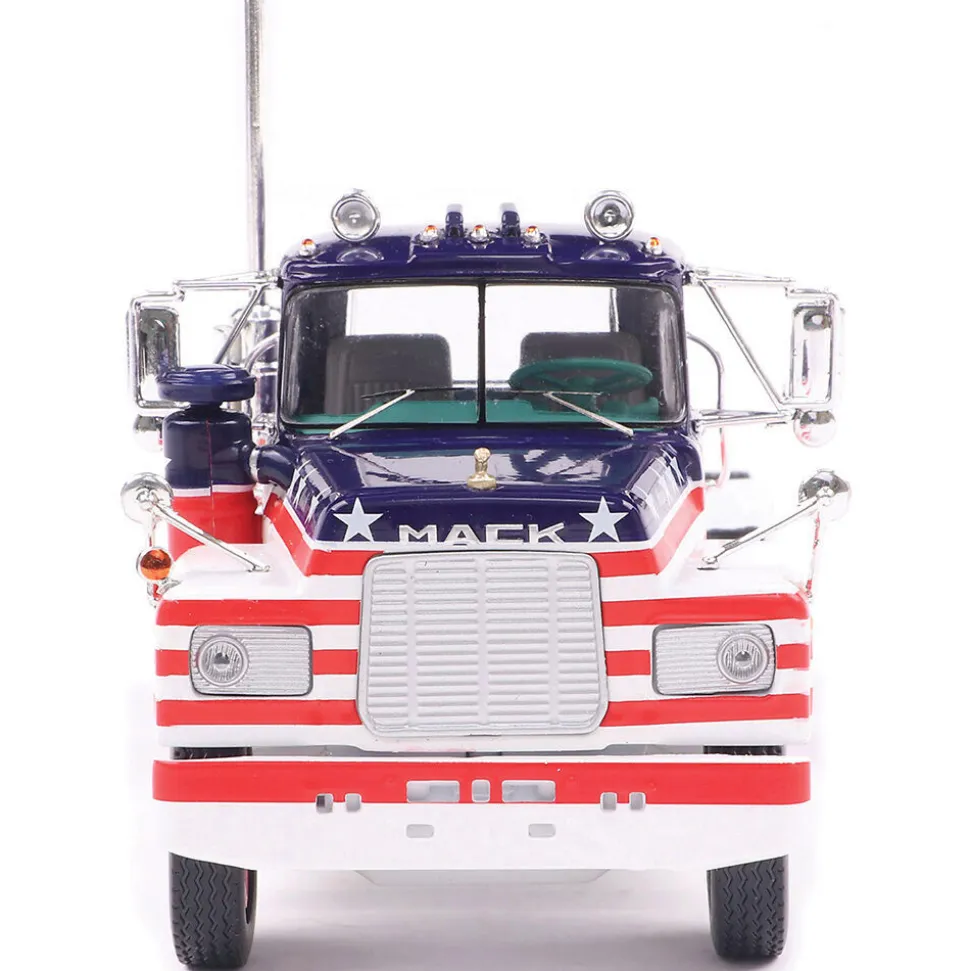 1966 Mack R Series - Red & Blue 1:43 Scale Diecast Model Truck by IXO Models