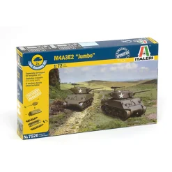 M4A3E2 “Jumbo” Sherman 1/72 Kit 1:72 Scale Plastic Model Kit by Italeri