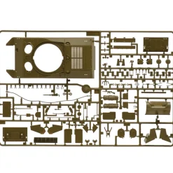 M4A3E8 Sherman “Fury” 1/35 Kit 1:35 Scale Plastic Model Kit by Italeri