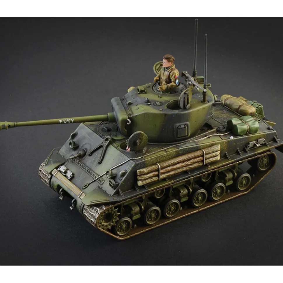 M4A3E8 Sherman 1/56 Kit 1:56 Scale Plastic Model Kit by Italeri