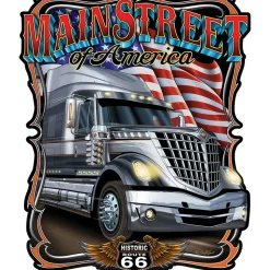 Main Street Trucking Sign Wall Sign by Vintage Signs
