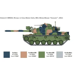 M60A3 Patton 1/35 Kit 1:35 Scale Plastic Model Kit by Italeri