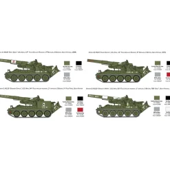 M110A1 Self-Propelled Howizter 1/35 Kit 1:35 Scale Plastic by Italeri