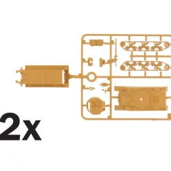 M4A2 Sherman III 1/72 Kit 1:72 Scale Plastic Model Kit by Italeri