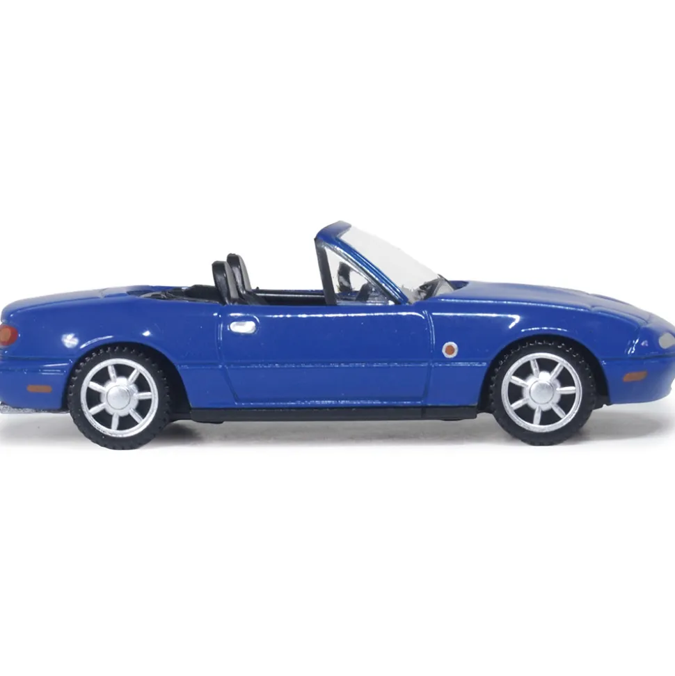Mazda MX-5 Miata (Open) - Mariner Blue 1:76 Scale Diecast Model Car by Oxford Diecast
