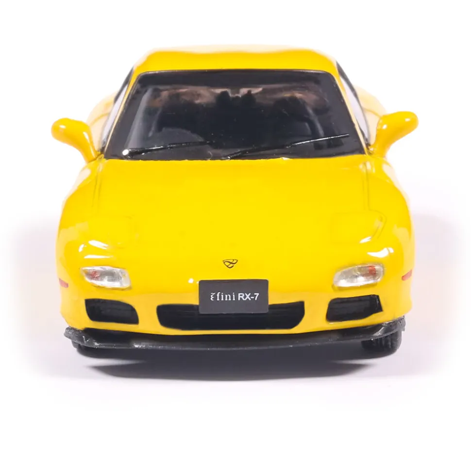 1991 Mazda RX-7 - Competition Yellow Mica 1:64 Scale Diecast Model Car by IXO Models