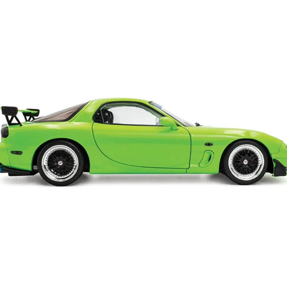 1999 Mazda RX7 FD3RS Solido Works - Neon Green 1:18 Scale Diecast Model Car by Solido