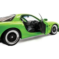 1999 Mazda RX7 FD3RS Solido Works - Neon Green 1:18 Scale Diecast Model Car by Solido