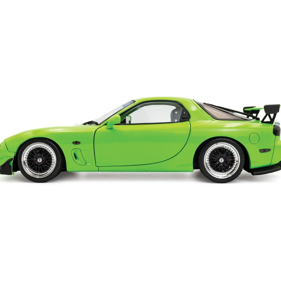 1999 Mazda RX7 FD3RS Solido Works - Neon Green 1:18 Scale Diecast Model Car by Solido