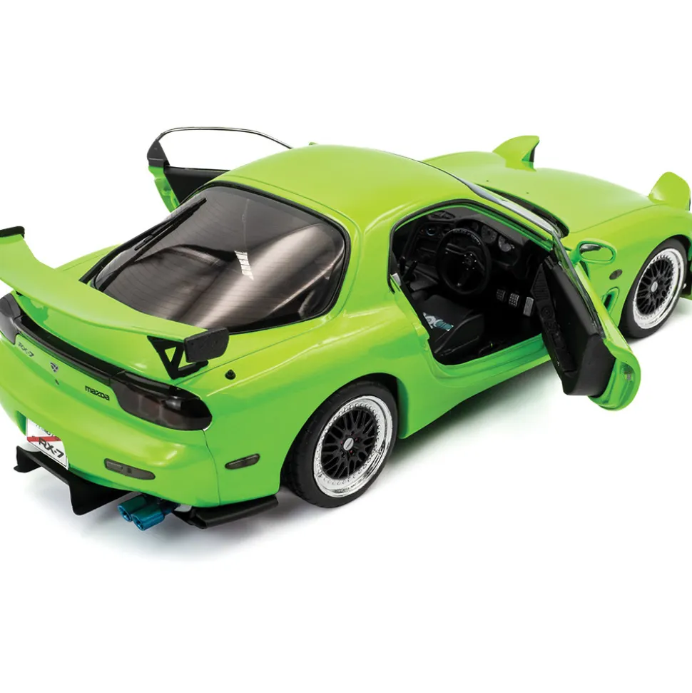 1999 Mazda RX7 FD3RS Solido Works - Neon Green 1:18 Scale Diecast Model Car by Solido