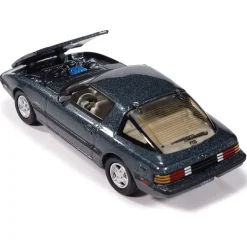 1985 Mazda RX-7 - V3 Tender Blue 1:64 Scale Diecast Model Car by Johnny Lightning