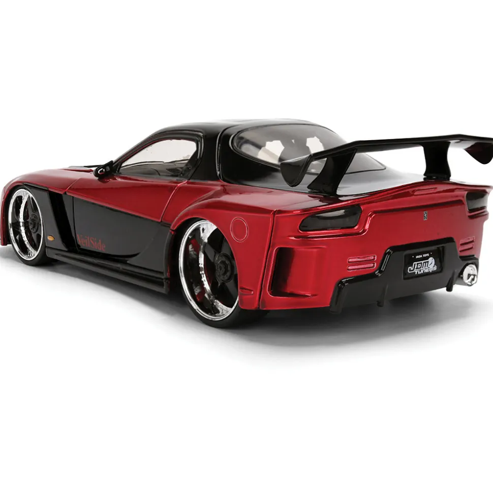 1995 Mazda RX-7 Widebody - Red 1:24 Scale Diecast Model Car by Jada Toys