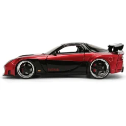 1995 Mazda RX-7 Widebody - Red 1:24 Scale Diecast Model Car by Jada Toys