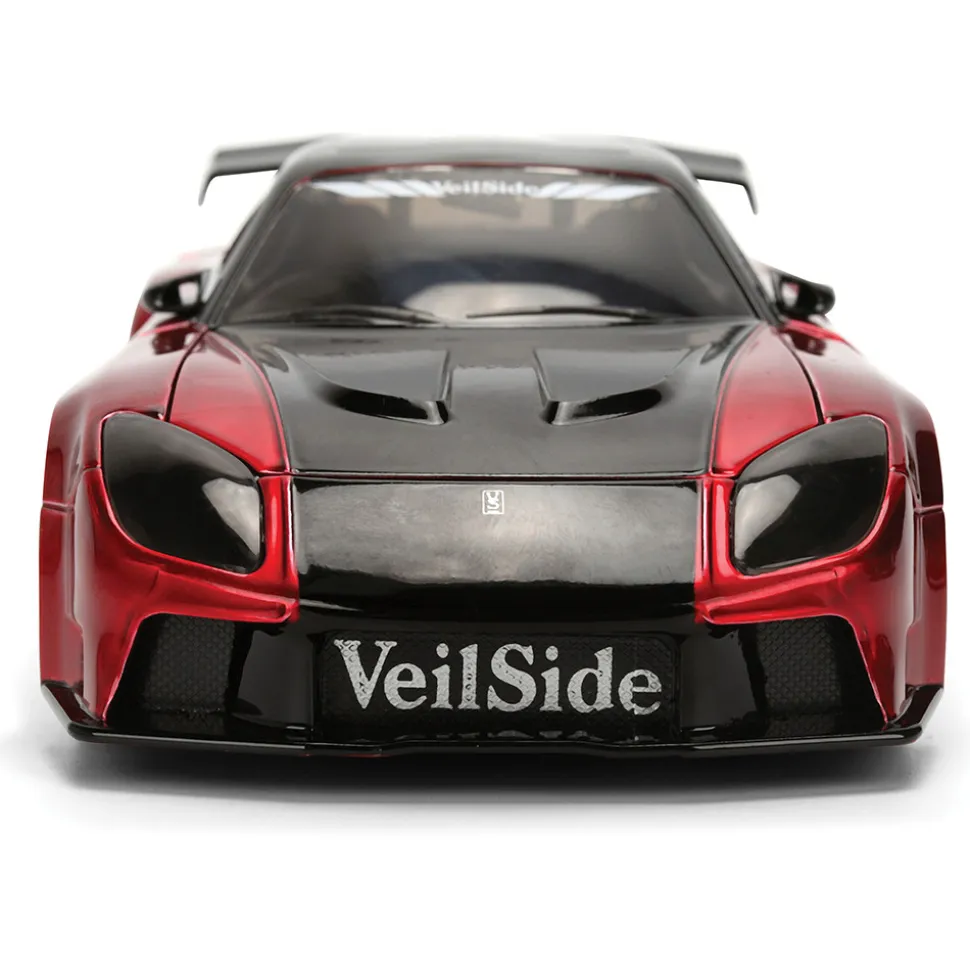 1995 Mazda RX-7 Widebody - Red 1:24 Scale Diecast Model Car by Jada Toys