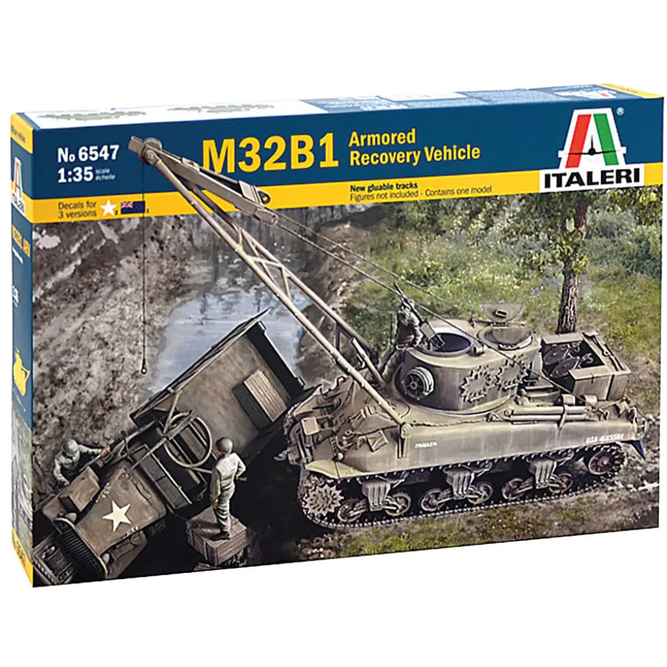 M32B1 Armored Recovery Vehicle 1/35 Kit 1:35 Scale Plastic Model Kit by Italeri