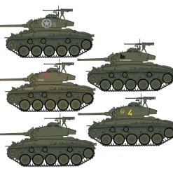 M24 Chaffee 1/35 Kit Italeri (6761) 1:35 scale Plastic by Italeri