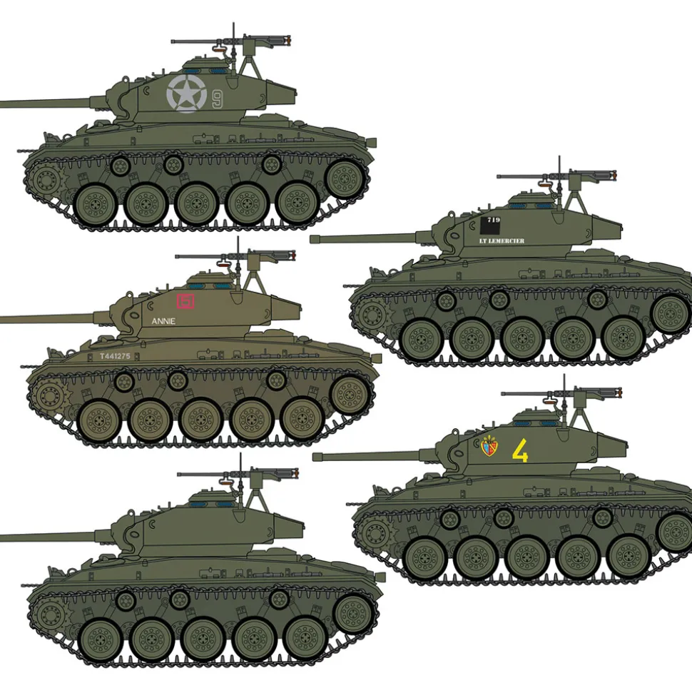 M24 Chaffee 1/35 Kit Italeri (6761) 1:35 scale Plastic by Italeri