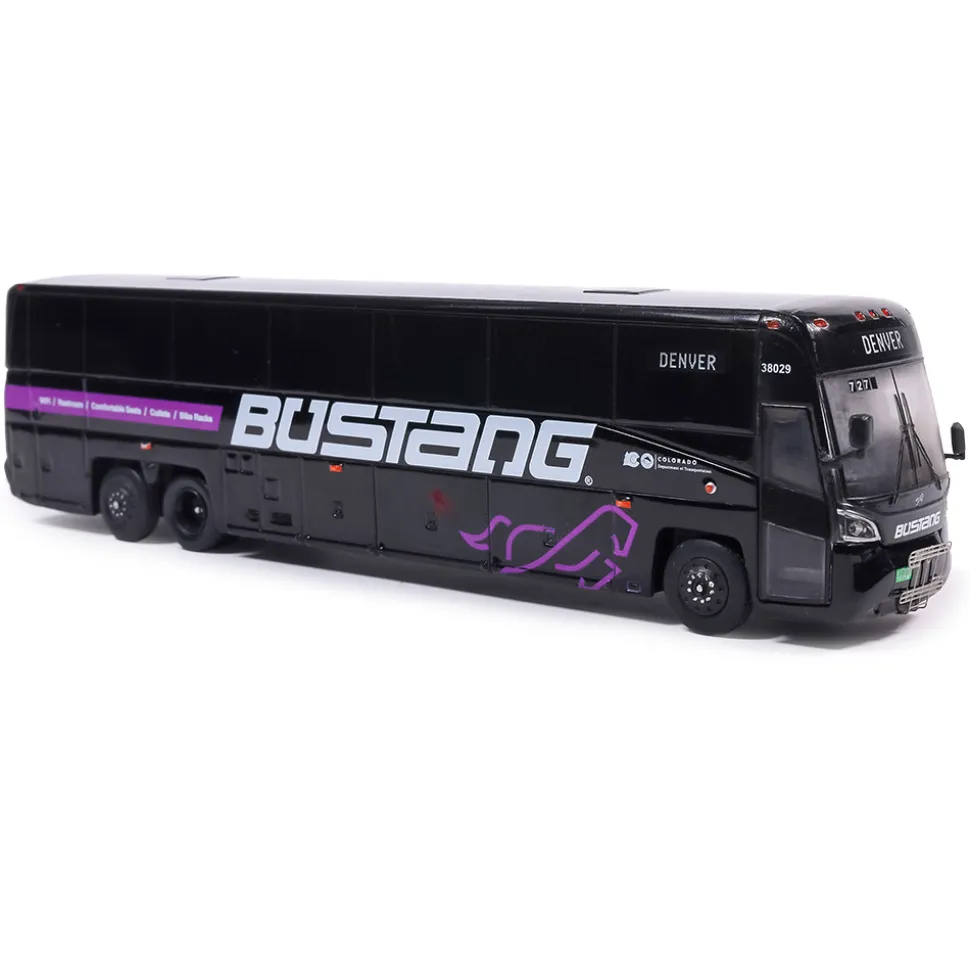 MCI D4520 Coach Bus: Bustang 1:87 Scale Diecast Model Bus by Iconic Replicas