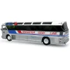1964 MCI MC-5A Coach: Brewster Gray Line 1:87 Scale Diecast Model Bus by Iconic Replicas