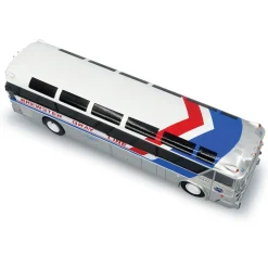 1964 MCI MC-5A Coach: Brewster Gray Line 1:87 Scale Diecast Model Bus by Iconic Replicas