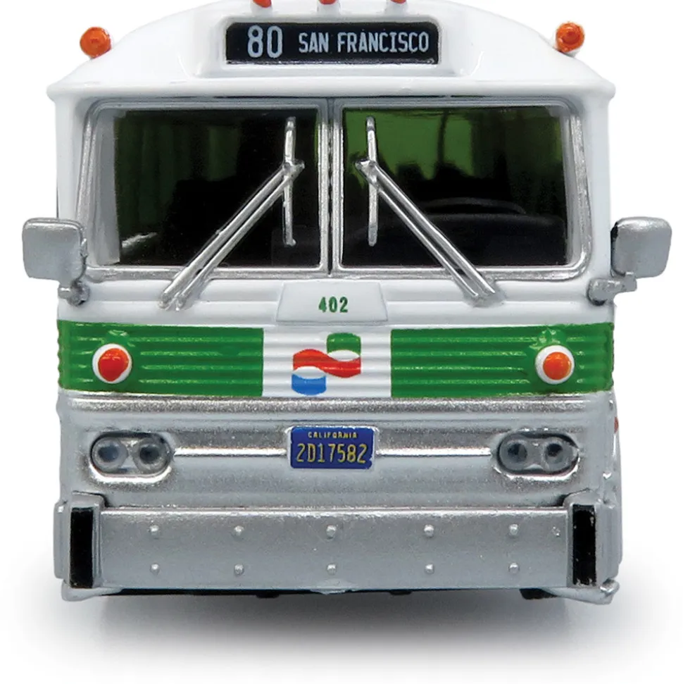 1964 MCI MC-5A Coach: Golden Gate Transit 1:87 Scale Diecast Model Bus by Iconic Replicas
