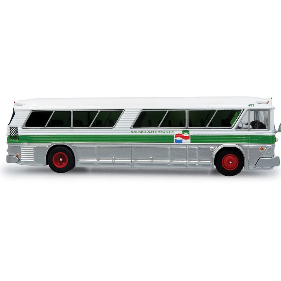 1964 MCI MC-5A Coach: Golden Gate Transit 1:87 Scale Diecast Model Bus by Iconic Replicas