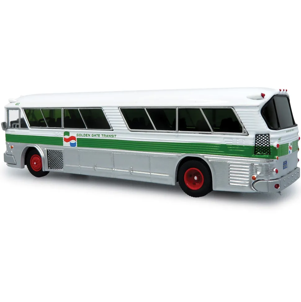 1964 MCI MC-5A Coach: Golden Gate Transit 1:87 Scale Diecast Model Bus by Iconic Replicas