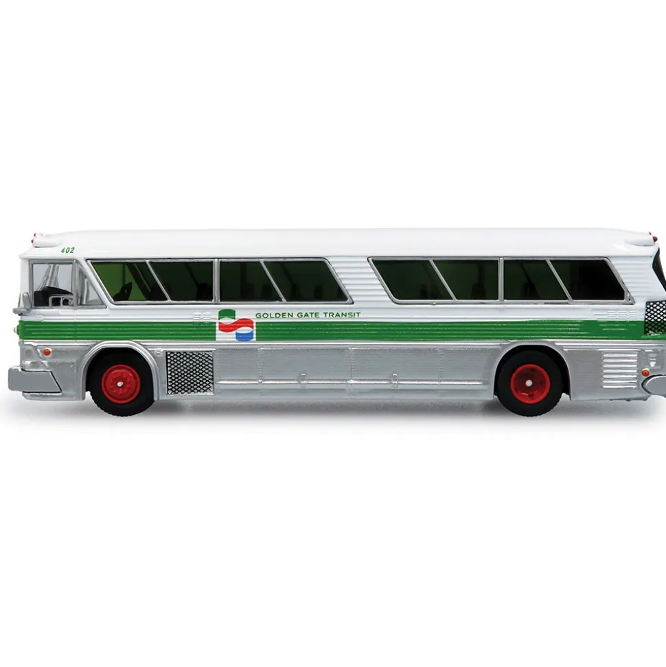1964 MCI MC-5A Coach: Golden Gate Transit 1:87 Scale Diecast Model Bus by Iconic Replicas