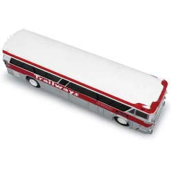 1964 MCI MC-5A Coach: Trailways 1:87 Scale Diecast Model Bus by Iconic Replicas