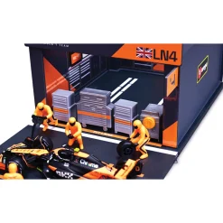 2024 McLaren F1 MCL38 Pit Pass - Norris #4 1:43 Scale Diecast Model Car by Bburago