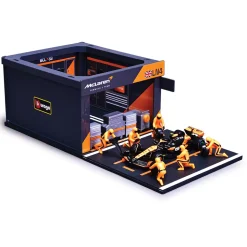 2024 McLaren F1 MCL38 Pit Pass - Norris #4 1:43 Scale Diecast Model Car by Bburago