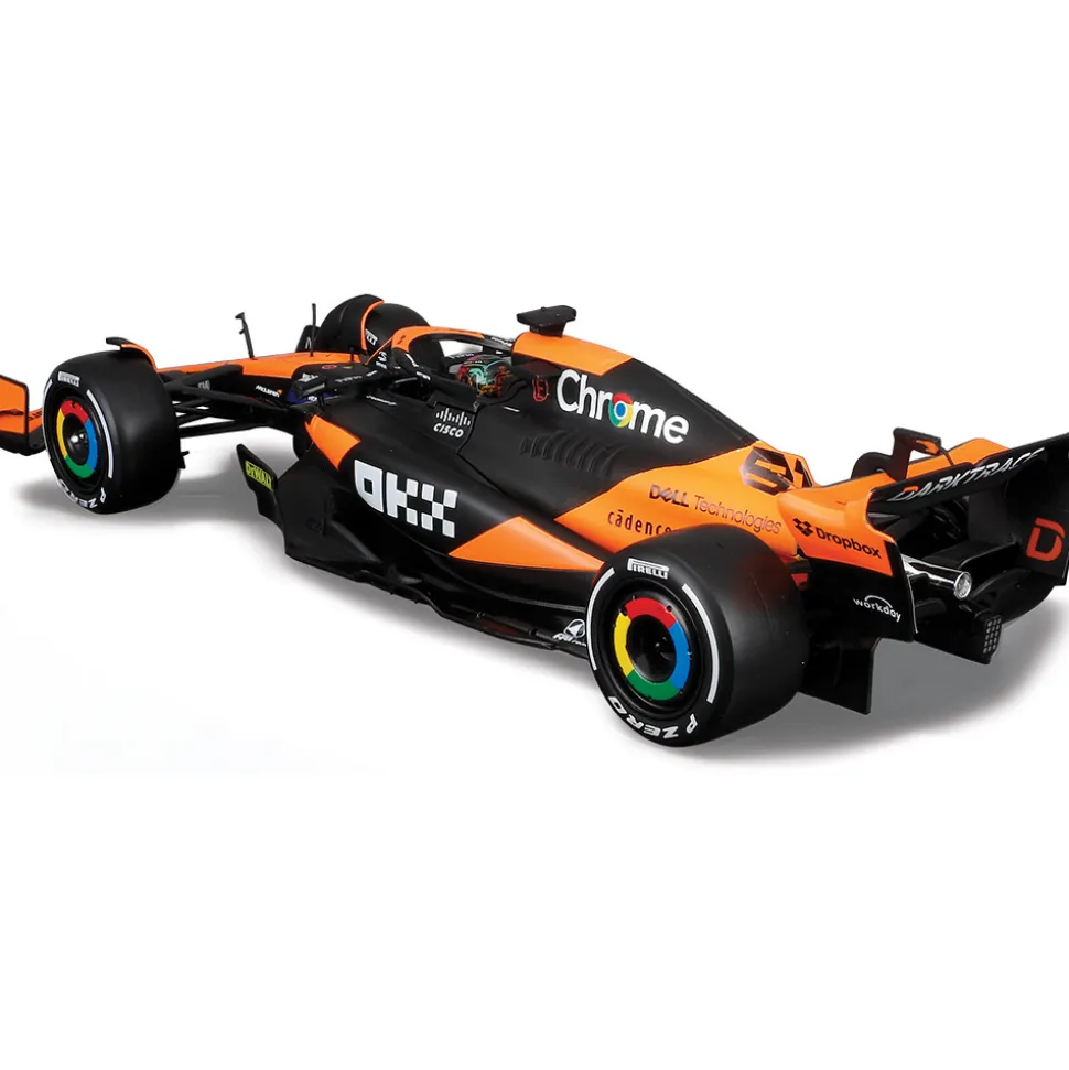 2024 McLaren F1 MCL38 w/helmet - Piastri #81 1:24 Scale Diecast Model Car by Bburago