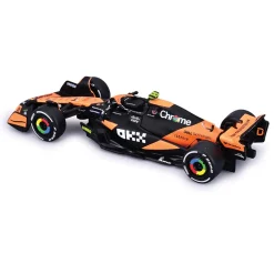 2024 McLaren F1 Semi Truck w/ MCL38 - Norris #4 1:43 Scale Diecast Model Car by Bburago