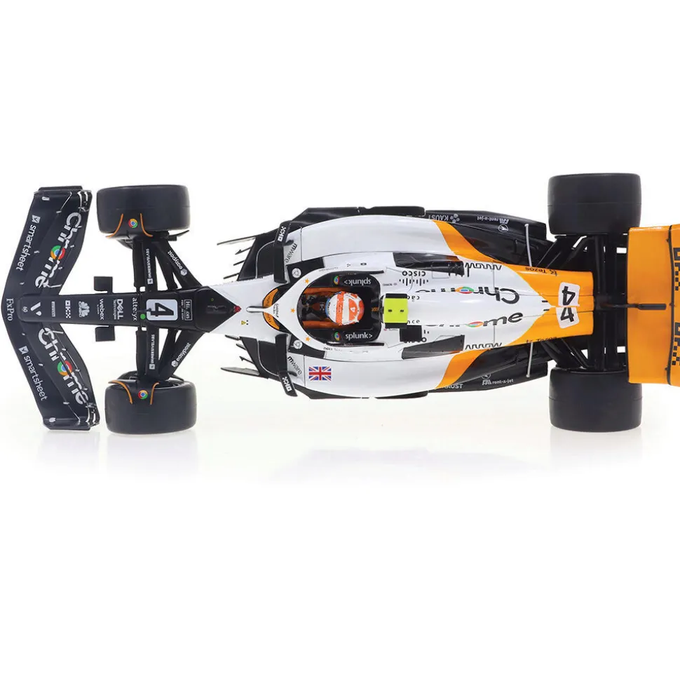 2023 Mclaren MCL60 L.Norris - Monaco Grand Prix 1:18 Scale Diecast Model Car by Solido