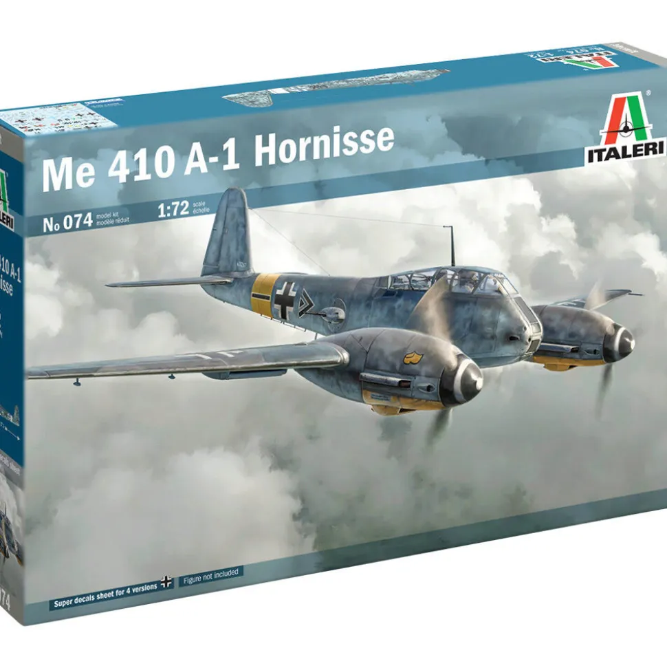 ME 410 A-1 “Hornisse” 1/72 Kit 1:72 Scale Plastic Model Kit by Italeri