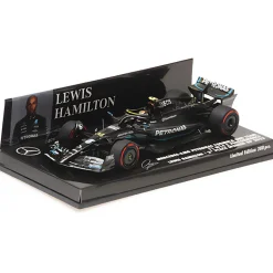 2023 Mercedes-Amg Petronas Formula One Team F1 W14 E Performance - Lewis Hamilton - 2Nd Spain Gap 1:43 Scale Cast Resin Model Car by Minichamps