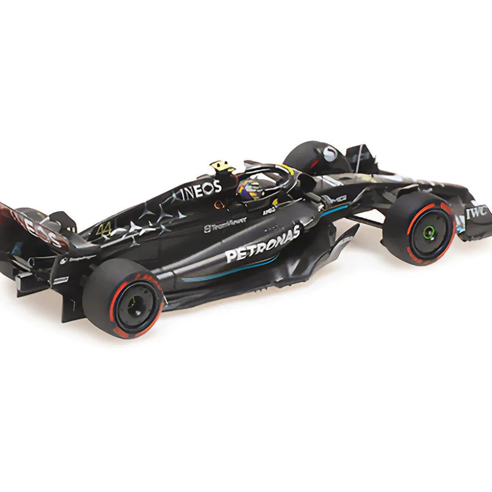 2023 Mercedes-Amg Petronas Formula One Team F1 W14 E Performance - Lewis Hamilton - 2Nd Spain Gap 1:43 Scale Cast Resin Model Car by Minichamps