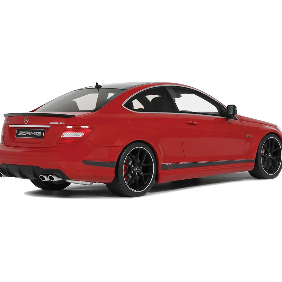 2014 Mercedes-Benz C63 AMG Edition 507 -Red 1:18 Scale Cast Resin Model Car by GT Spirit