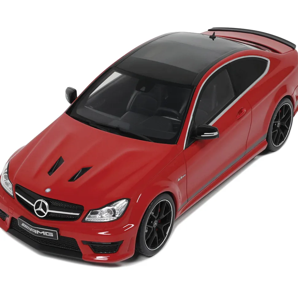 2014 Mercedes-Benz C63 AMG Edition 507 -Red 1:18 Scale Cast Resin Model Car by GT Spirit