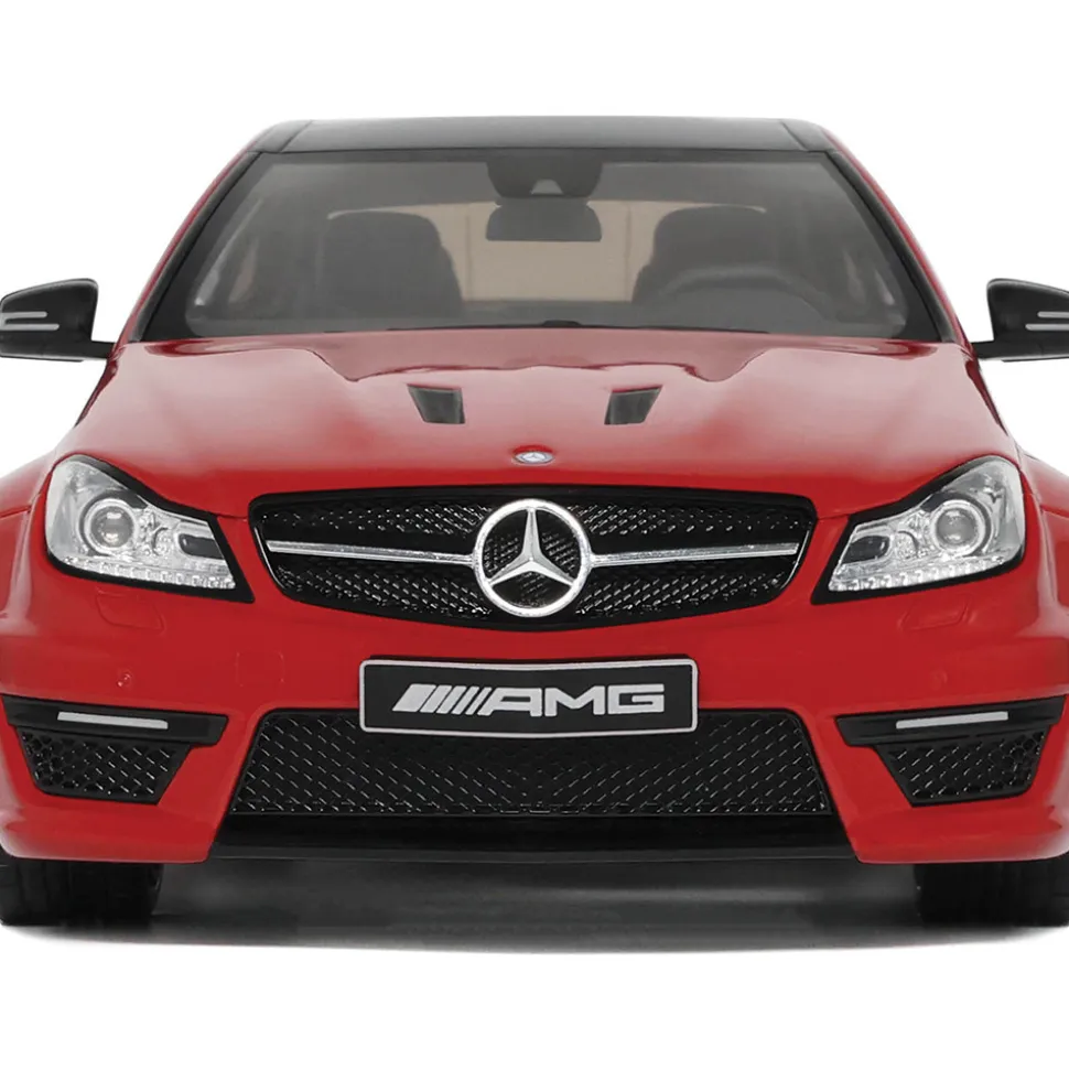 2014 Mercedes-Benz C63 AMG Edition 507 -Red 1:18 Scale Cast Resin Model Car by GT Spirit