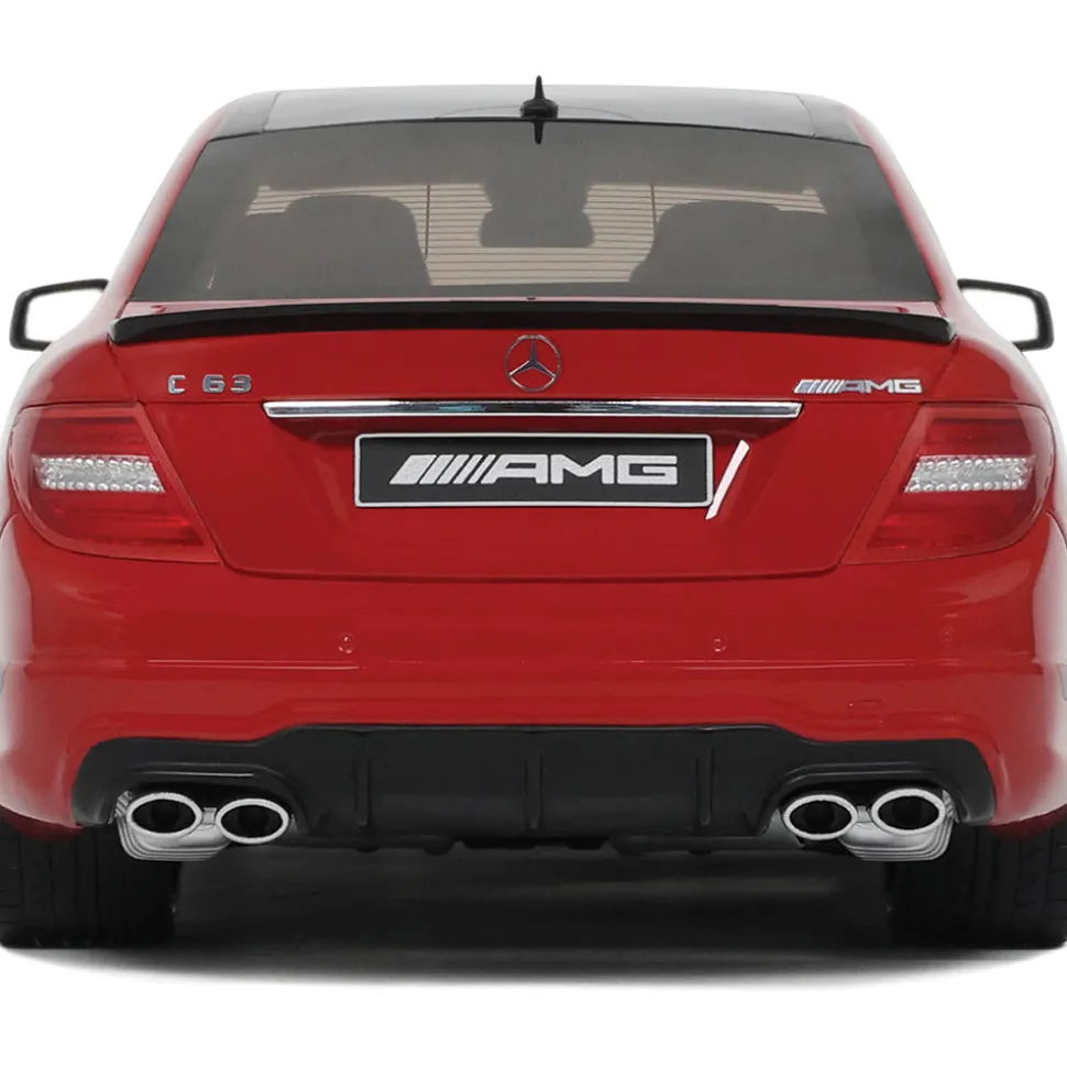 2014 Mercedes-Benz C63 AMG Edition 507 -Red 1:18 Scale Cast Resin Model Car by GT Spirit