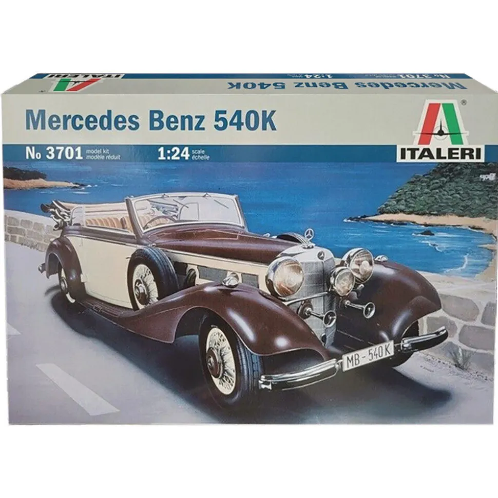 Mercedes Benz 540K 1/24 Kit 1:24 Scale Plastic Model Kit by Italeri